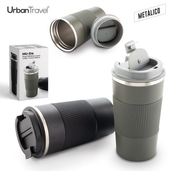 Mug Metálico Grant Urban Travel 500ml