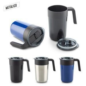 Mug Metálico Maddian 384ml