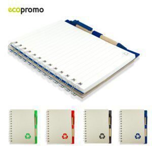 Libreta con Bolígrafo Recycle Eco