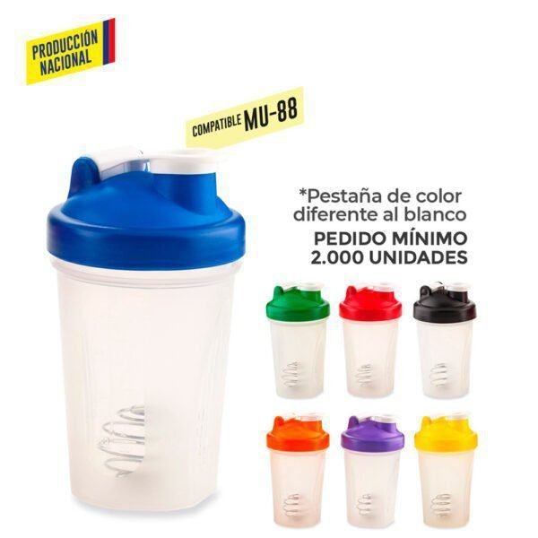 MUG PLASTICO SHAKER 14 OZ - PRODUCCION NACIONAL