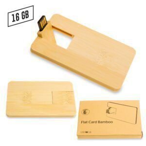 Memoria USB Credit Card Zilda Bamboo