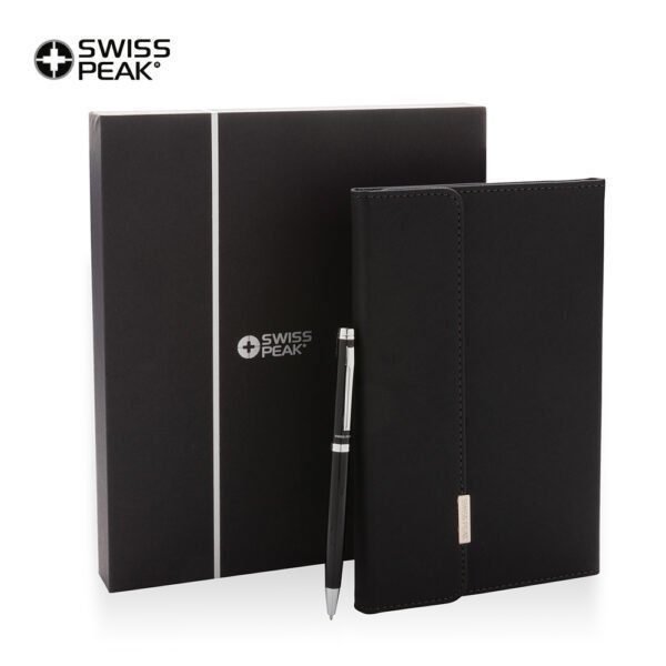 Set de Boligrafo y Libreta Swisspeak Lux