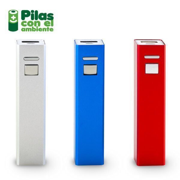 Pila Recargable Power Bank Con Boton 2200mAh