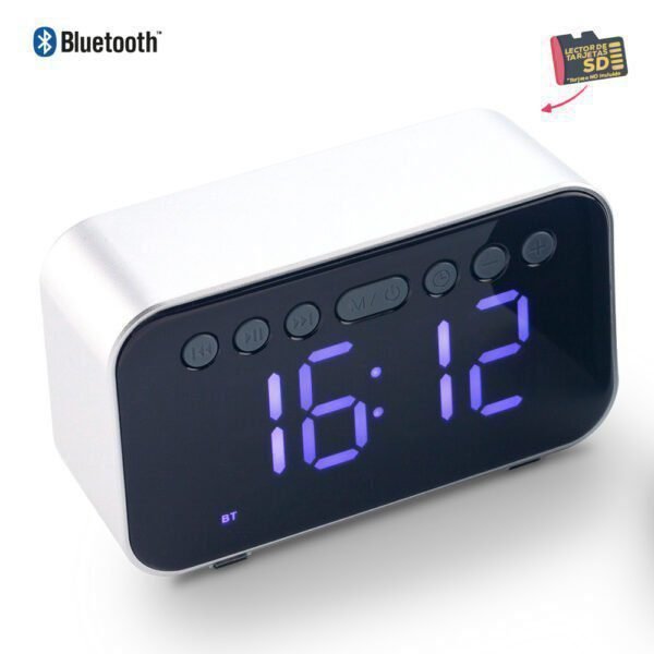 Speaker Bluetooth con Reloj