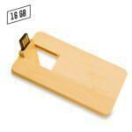 Memoria USB Credit Card Zilda Bamboo