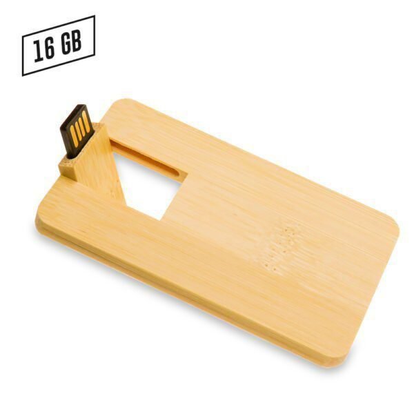 Memoria USB Credit Card Zilda Bamboo