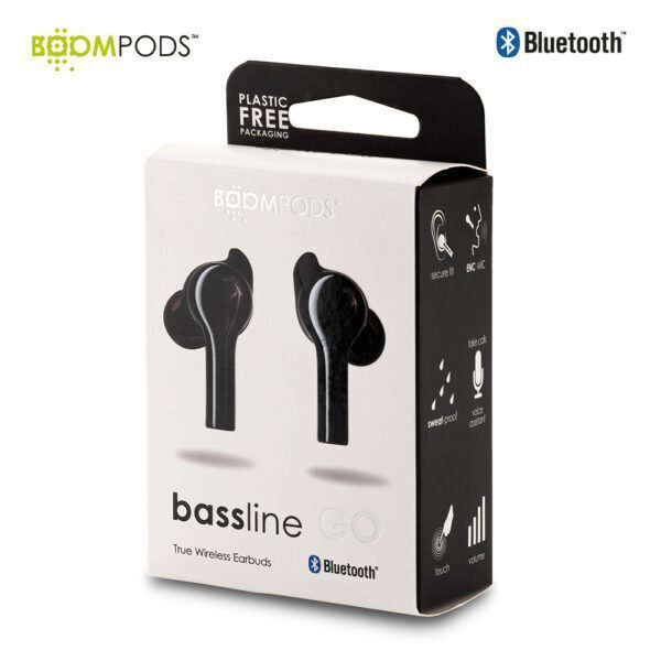 Audífonos Bluetooth Bassline Go Boompods