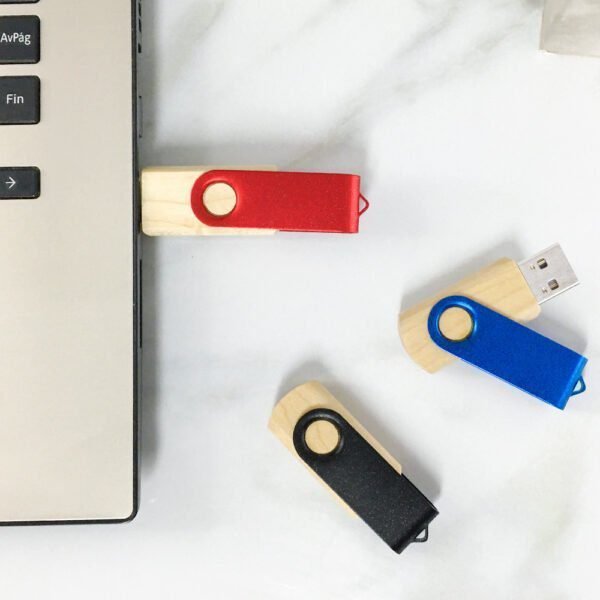 MEMORIA USB MADERA BAMBÚ 8 GB