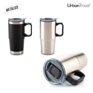 Mug Metálico Cobalt Urban Travel 600ml